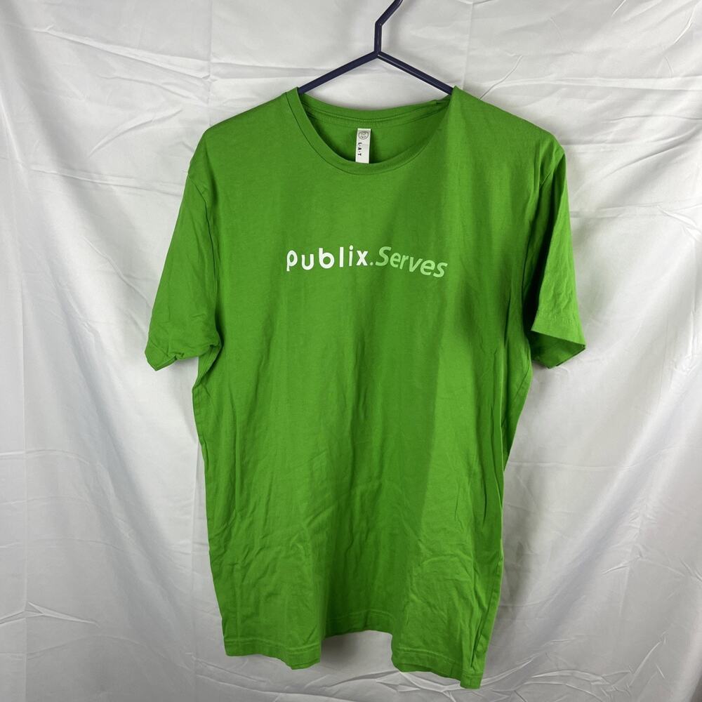 Publix Supermarket T Shirt. Large Green